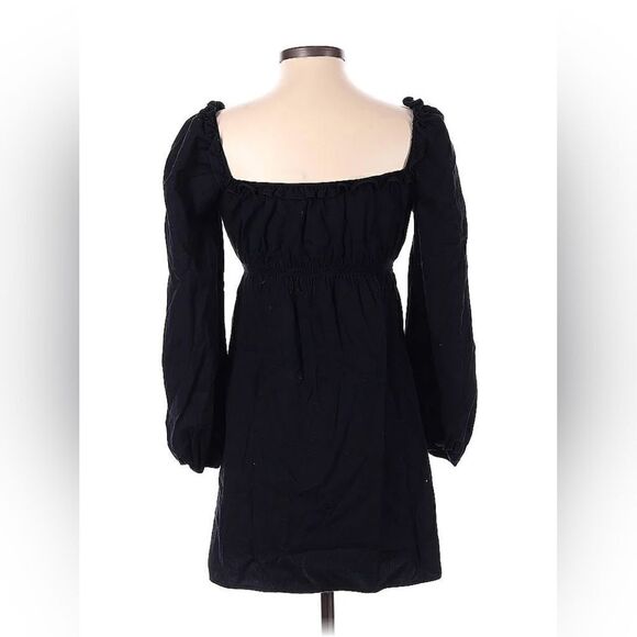 Reformation | Black Sweetheart Vic Mini Dress Small - Picture 4 of 11